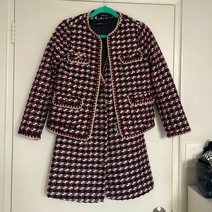 Stunning Zara tweed two piece